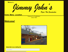 Tablet Screenshot of jimmyjohns1940.com